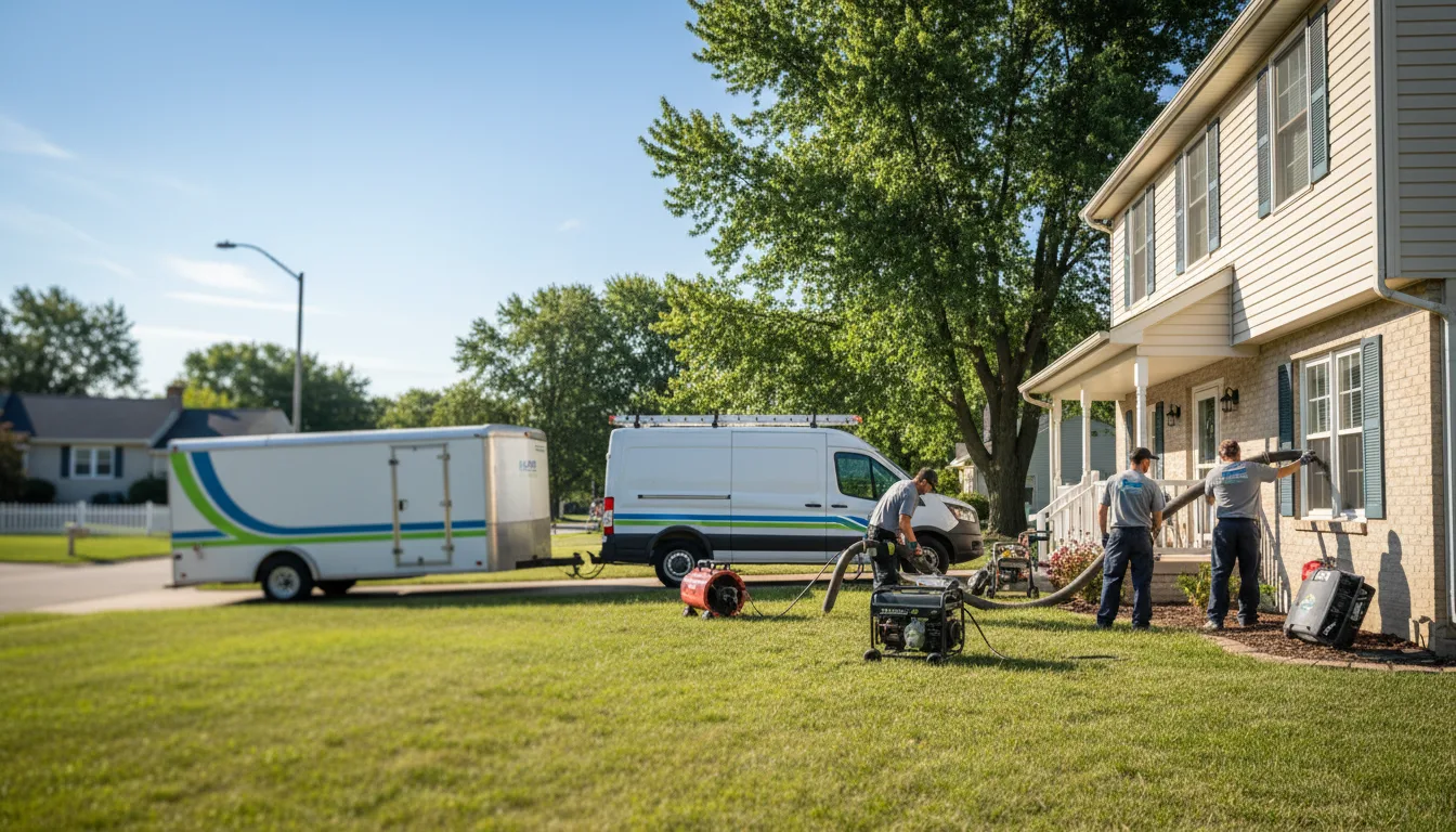 Flooded Basement Restoration And Cleanup With Repair in Hannaford, ND near me